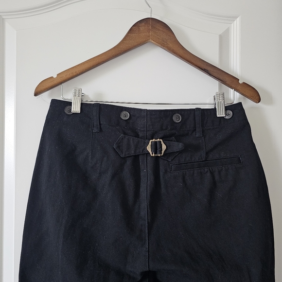 Banana Republic Black Barrel Twill Lace Up Pants - Picture 12 of 15